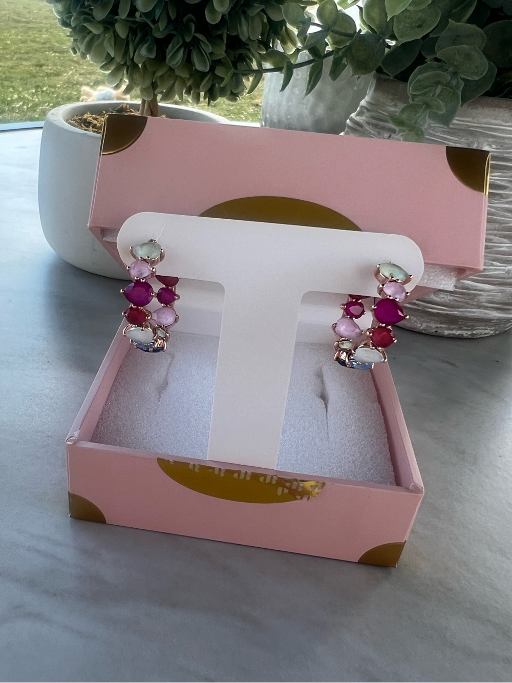Bomb Party Summer Jewel Candy hoops
